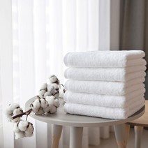 이니셜자수 기숙사 수건 기숙사준비물 소량자수 주문제작 40수코마사 호텔수건 타올 170g 10장, 무지 흰색, 10개