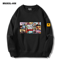 맨투맨 GTA 주변 5그랜드 세프트럭 손성안 땅레스 게임 남성 와이드 루즈핏 라운드넥 캐주얼점퍼 의류 1321128958