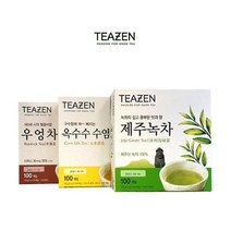 티젠 제주녹차 옥수수수염차 우 전통차 제주녹차 녹차, TEAZEN우엉차100티백