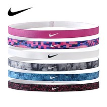 나이키 헤드밴드 AC4455-611 헤어밴드 6PK, 헤어밴드_N0002545611OS
