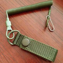 전술 스프링 총끈 벨트 아웃도어 나일론 웨빙 스트랩 벨트 스테인리스 스틸 와이어 본딩 스판 허리 체인 공장, 녹색