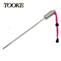 스쿠버시계나침반다이버컴퓨터 다이빙 피팅 스테인레스 스틸 랍스터 다이빙 스틱 포인터 막대 수중 셰이커 끈 손목 스트랩, 자홍색 스트랩