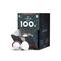 가전용품 캡슐 커피머신 에스프레소머신 소모품My Coffee Cup - MEGA BOX ESPRESSO FORTISSIMO - BIO-KAFFEE I 100 Kaffeekapse