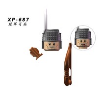 80PCS KT1092 작은 입자 조립 빌딩 블록 교육 고대 추 한 Empiremini 그림, 06 xp687 80pcs