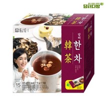[RΘA] 담터 한차 15스틱 전통 가루 혼합 분말 용차 음료 ▷_β5243Ea, 《β본상품》, 《β본상품》