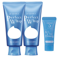 센카 퍼펙트 휩 페이셜 워시 클렌징 폼 120g 2개 + 15g 1개, 255g, 30세트