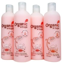 오가닉 애견샴푸 500ml x 4통, 베이비파우더향 전견용