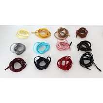 샤무드 끈 5mm 12컬러 3마1세트, 12.네이비