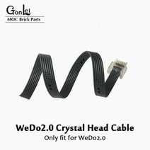 파워펑션 모터 5 개몫 새로운 25CM 35CM 50CM 전원 기능 부분 WEDO 2.0 케이블 빌딩 블록 크리스탈 커넥터 포트 로고 EV3 에 적합, 5개, Wedo2.0 와이어