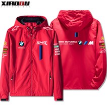 BMW 레이싱 자켓 라이더 후드 바람막이 간절기필수 데이트룩, 4