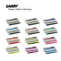 LAMY T10 만년필용 일회용 잉크 카트리지 5p, blue black, 1개