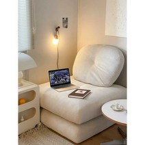 북유럽풍 사각 좌식소파 싱글 호텔 카페 펜션 포인트, 80x80x42cm 다크 그레이 (세트)