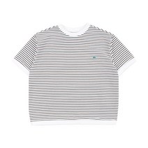 [ 빈1] BX15TS04WT 화이트 블랙 스트라이프 티셔츠