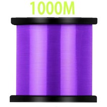 콘스탄틴원줄 낚시줄 빙어 1000m 나일론 낚싯줄 초강력 모노 필라멘트 라인 탄화 탄소 코팅 일본 소재 바닷물 잉어 낚시 리더 라인, 자주색, 8.0