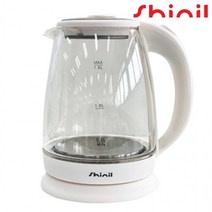 신일UG180KP 화이트 강화유리 전기주전자 무선전기포트 커피포트 1.8L 가정용, 상세페이지 참조