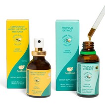아피스브라질 그린프로폴리스 스포이드형 원액 30ml+스프레이 30ml (1+1)