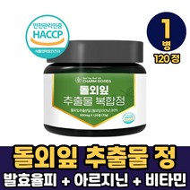 돌외잎 추출물 복합정 분말 가루 L-아르지닌 사포닌 함유 먹는법, 1병, 돌외잎 추출물 복합정 x 120정