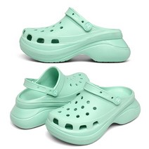 웨지샌들 신발 여자 플랫폼 샌들 블랙 정원 슬리퍼 비치 신발에 대 한 슬립 패션 슬라이드 Sandalia Plataforma