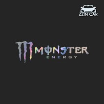 찐카 몬스터에너지 캠핑 데칼스티커 ZCCP-17 /캠핑스티커 /몬스터에너지스티커, 홀로그램, 중형