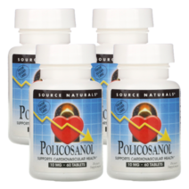 소스내추럴스 사탕수수 폴리코사놀 10mg 60정 4팩 옥타코사놀 헥사코사놀 트리아콘탄올