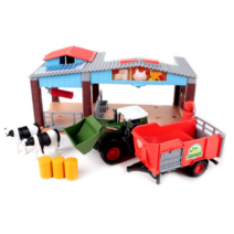 농장 트랙터 트레일러 놀이 선물 세트