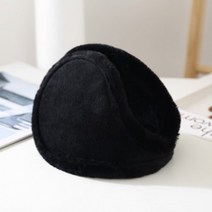 양털 퍼 어그귀도리 어그귀마개 무스탕귀마개 블랙