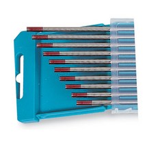 [AHJ_5008793] 울프람-텅스텐봉-(적색) 2.0x150mm WT20 (10EA) 텅스텐봉 전극봉 적색텅스텐봉 적색전극봉 토륨타입텅스텐봉