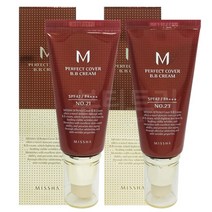 미샤 M 퍼펙트 커버 비비크림 50ml 21호/23호 택1, 21호 화사한 베이지