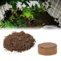 섬유 Coir 펠렛 영양소 토양 경량 식물 압축 기본 정원, 01 Brown, 1개