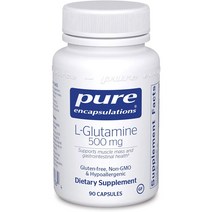 퓨어인캡슐레이션 L-글루타민 500mg 캡슐, 90정, 1개