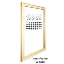 디지털액자 스마트액자 전자액자 8색 대형 DIY 골드 메이트 그림 프레임 40x60 60x80 벽 사진 캔버스 인, 09 Wood Inner Frame_09 50x70cm