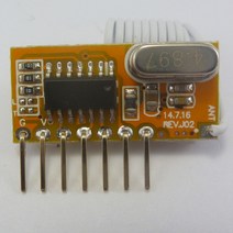 DC 5V 315MHz 4 CH EV1527 PT2262 디코드 모듈 무선 RF 수신기 플러그인 UNO MEGA2560 용, 한개옵션0