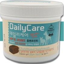 데일리케어 강아지관절 영양제 힙n조인트 180g 파피용 보더콜리 멍멍이