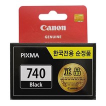 캐논정품 PG-740 MG2270 MG3270 MG2170 MG2270 검정, 1개