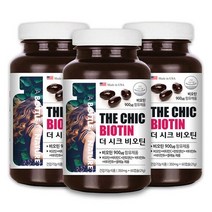 어바틀 더 시크 비오틴 60캡슐 3박스 6개월분, 350mg 60캡슐 x 3통