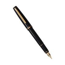 PILOT Namiki Falcon Collection 만년필 골드 액센트가 있는 블랙 배럴 소프트 브로드 펜촉(60352)