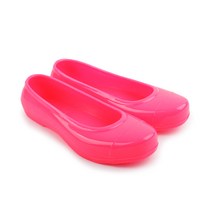 에스큐에스샵 국내생산 네온 형광컬러 고무신 우성고무신 PVC 고무신발 - 형광분홍고무신