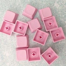 XDA 프로필 키캡 기계식 키보드 PBT 키 캡 1U 1X 맞춤형 게이머 블랙 핑크 체리 Mx 스위치 고도, [07] 100Pcs, [02] Pink