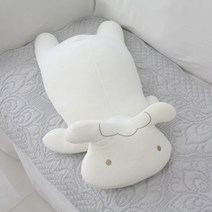 포근하니 부드러운 촉감 인형베개 인형쿠션 중형 대형, 아이보리