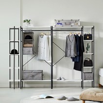 상도가구 케렌시아 행거 5size 드레스룸 시스템행거 조립식옷장 선반행거 수납행거, W2200, 마블_CO