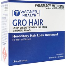 Wagner 와그너 Gro 헤어 엑스트라 스트렝스 (3 x 60mL) 180mL 60ml