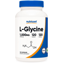 뉴트리코스트 글리신 글리시닌 아미노산 1000mg Glycine, 1개, 기본