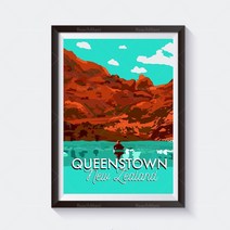 인테리어 diy장식 Taiwan Caribbean Enos Aires Krakow Poland Queenstown New Zend Barbados Dubai, 07 7_11 70X100CM No Frame