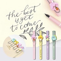만년필 입문용 초보 캐릭터 어린이 학생 캘리그라피 펜 가는촉, 랜덤