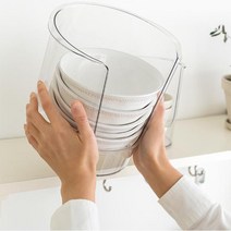 식기보관 투명PET 접시 그릇 정리렉 원룸 자취생, 그릇렉 대