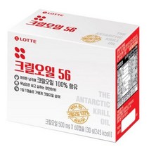 롯데헬스원 크릴오일56, 60캡슐, 30개, 60정