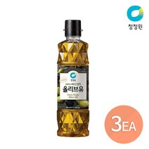 [청정원] 올리브유(무색) 900ml x 3개, 상세 설명 참조, 상세 설명 참조