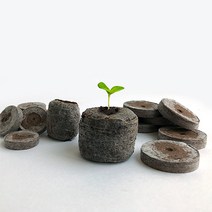 지피 펠렛 44mm 압축 상토 배양토 삽목 친환경 파종 모종 포트 발아 천연 육묘 피트, 1개