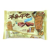 해태 미니자유시간 180g x 1개-사무실 학교 초코바 과자 간식, 1개