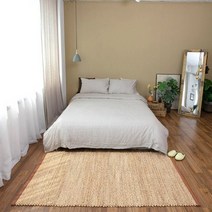네츄럴 수초러그 라탄 갈대러그 핸드메이드 70X180cm.리빙몽드(무료배송)